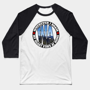 Heart Stays Home - Washington Baseball T-Shirt